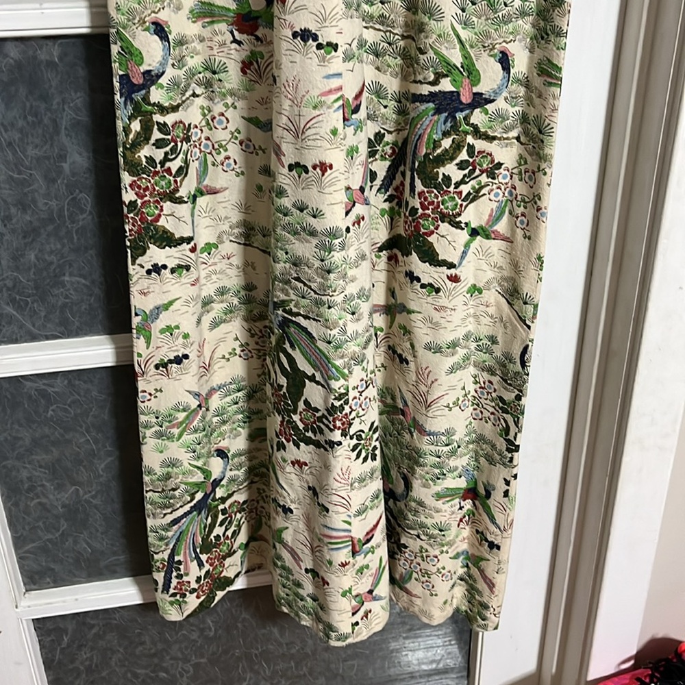 Absolutely gorgeous vintage Asian style dresss with phoenix and floral fabric - Picture 6 of 15